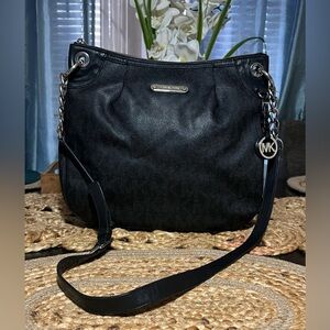 Michael Kors Black Chain Strap Shoulder/Crossbody Bag